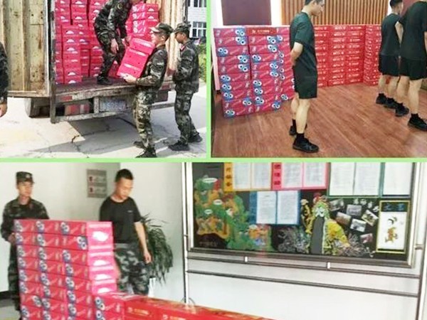 頂真飲品“八一”擁軍慰問(wèn)活動(dòng)，共敘濃濃軍民情！